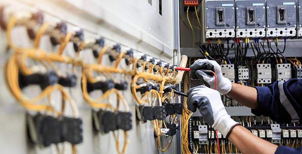 Professional Electrician technician working in Charlottesville city County, VA
